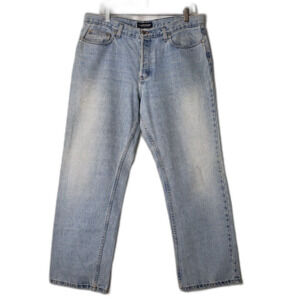 LONDON JEANS Straight Leg Light Blue Denim Jeans Womens Size 14